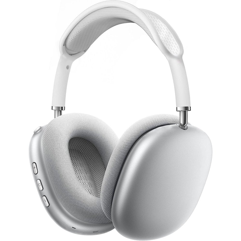 Pro Wireless Bluetooth Headphones, Active Noise Canceling for Iphone & Android- Silver